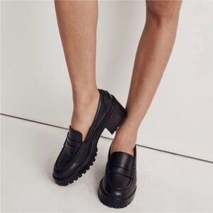 Madewell Leander Lugsole Loafer Black  8.5